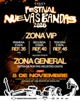 Festival Nuevas Bandas 2026 - Mapa